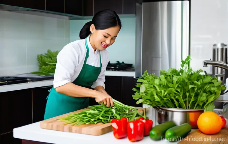 심혈관 건강을 위한 식단 팁 - **Prompt:** A brightly lit and inviting scene depicting a healthy Thai breakfast or snack spread on ...