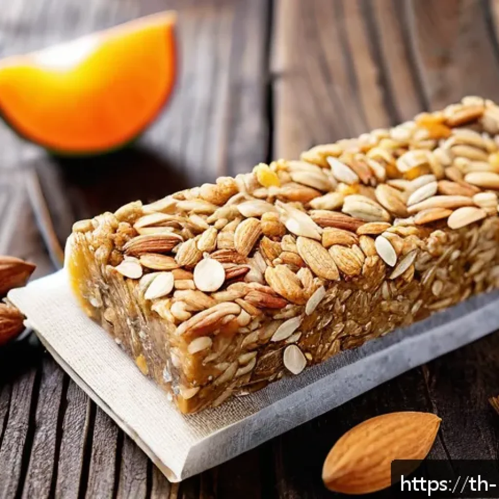 유기농 에너지 바 브랜드 추천 - A vibrant, detailed close-up of an organic energy bar made with local Thai ingredients such as organ...