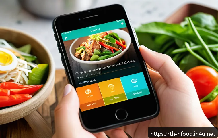 체중 감량을 위한 식단 플래너 추천 - A modern smartphone app interface displaying a personalized Thai meal planning screen, showing color...