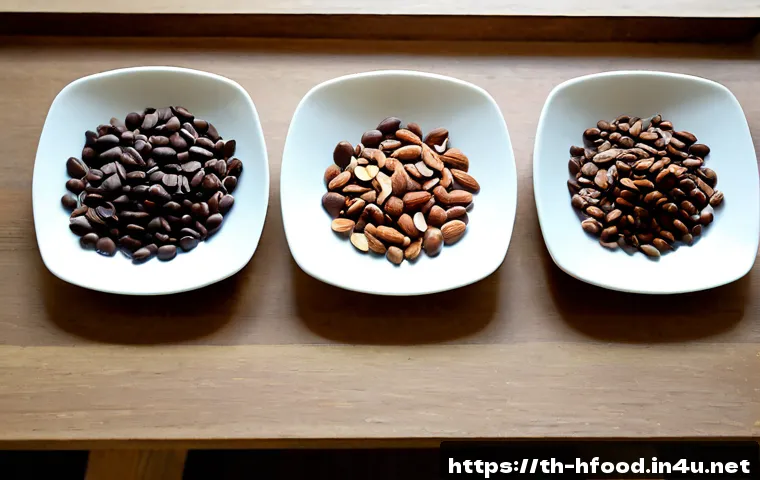 Home 17 저칼로리 초콜릿 제품 비교 - Photorealistic overhead comparison of three unbranded low-calorie chocolate products in simple dark,...